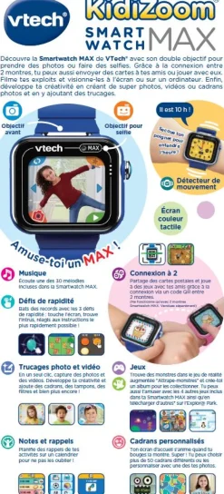 Kidizoom Smartwatch Max - Bleue- Montres Smartwatch