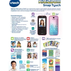 Kidizoom Snap Touch Rose- Appareils Photos / Camera Enfant