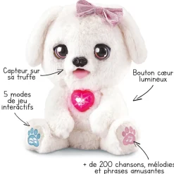 Kidi Kisskiss, Mon Toutou Bisous- Peluches Et Compagnons Interactifs