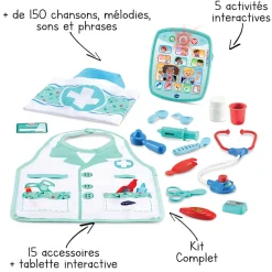 1 2 3 imite-moi Kit Apprenti Docteur Electronique- Dinette Et Autres Jeux D'Imitation