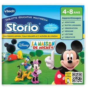 Storio La Maison De Mickey - Cartouche De Jeu - Jeux Pour Tablette Enfant