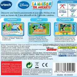 Storio La Maison De Mickey - Cartouche De Jeu - Jeux Pour Tablette Enfant