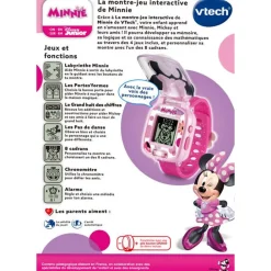 VTech La Montre-Jeu Interactive De Minnie- Montres Pour Enfants