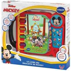 VTech Le Livre-Jeu Educatif De Mickey- Pat'Patrouille, Peppa Pig, Bluey