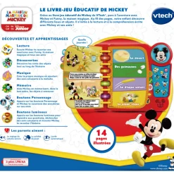 VTech Le Livre-Jeu Educatif De Mickey- Pat'Patrouille, Peppa Pig, Bluey