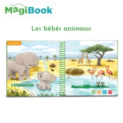 Magibook Les Bébés Animaux- Jeux Pour Apprendre À Lire, Compter, Écrire