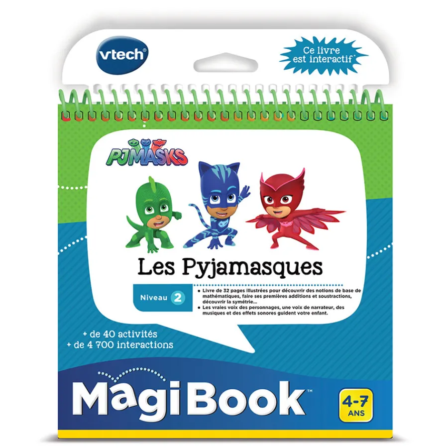 Magibook Les Pyjamasques- Jeux Pour Apprendre À Lire, Compter, Écrire