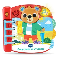 VTech Baby Livre Interactif - J'Apprends A M'Habiller- Livres Pour Bébé