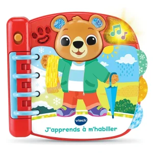 VTech Baby Livre Interactif - J'Apprends A M'Habiller- Livres Pour Bébé