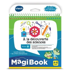 Magibook Livre Interactif A La Decouverte Des Sciences - Livre - Vtech- Jeux Pour Apprendre À Lire, Compter, Écrire