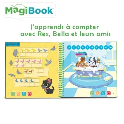 Magibook Livre Interactif Apprendre A Compter - Livre - Vtech- Jeux Pour Apprendre À Lire, Compter, Écrire