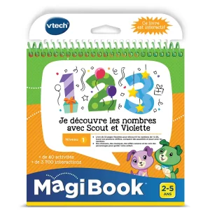 Magibook Livre Interactif Apprentissage Des Nombres - Livre - Vtech- Jeux Pour Apprendre À Lire, Compter, Écrire