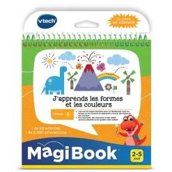 Magibook Livre Interactif Formes Et Couleurs - Livre - Vtech- Jeux Pour Apprendre À Lire, Compter, Écrire
