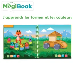 Magibook Livre Interactif Formes Et Couleurs - Livre - Vtech- Jeux Pour Apprendre À Lire, Compter, Écrire