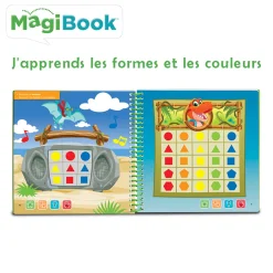 Magibook Livre Interactif Formes Et Couleurs - Livre - Vtech- Jeux Pour Apprendre À Lire, Compter, Écrire