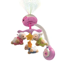 VTech Baby Lumi Mobile Compte-Moutons Rose - Mobile Bébé- Veilleuses Et Mobiles Bébé