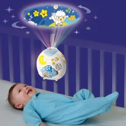 VTech Baby Lumi Mouton Nuit Enchantee Bleu - Veilleuse- Veilleuses Et Mobiles Bébé