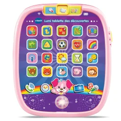 VTech Baby Lumi Tablette Des Decouvertes Rose - Tablette Educative- Ordis Et Tablettes Pour Bébé