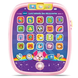 VTech Baby Lumi Tablette Des Decouvertes Rose - Tablette Educative- Ordis Et Tablettes Pour Bébé