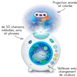 VTech Baby Lumi Veilleuse Nuit Enchantee- Veilleuses Et Mobiles Bébé