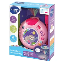 VTech Baby Lumi Veilleuse Nuit Enchantee Rose- Veilleuses Et Mobiles Bébé