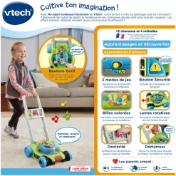 VTech Ma Super Tondeuse Interactive- Dinette Et Autres Jeux D'Imitation