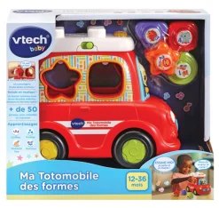 VTech Baby Ma Totomobile Des Formes - Baby Loulous- Jouets À Empiler, À Encastrer