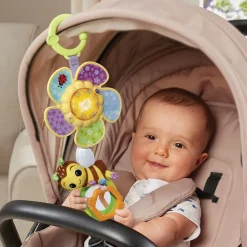 VTech Baby Ma Tourni Fleur D'éveil - Hochet Suspendu- Jouets Pour Siège Auto Et Poussette
