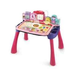VTech Magi Bureau Interactif 5 En 1 Rose- Bureaux Et Chevalets Enfant