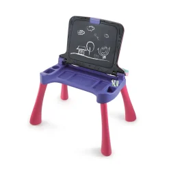 VTech Magi Bureau Interactif 5 En 1 Rose- Bureaux Et Chevalets Enfant