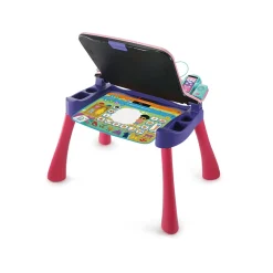 VTech Magi Bureau Interactif 5 En 1 Rose- Bureaux Et Chevalets Enfant