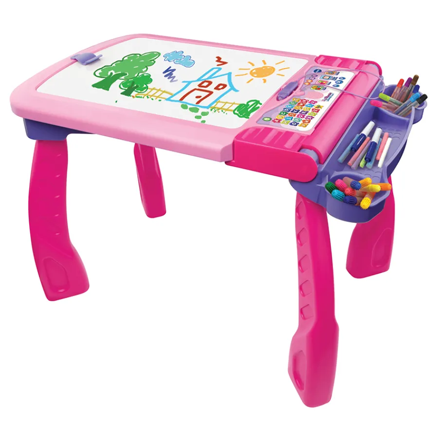 VTech Magi Chevalet Interactif 3 En 1 Rose- Bureaux Et Chevalets Enfant