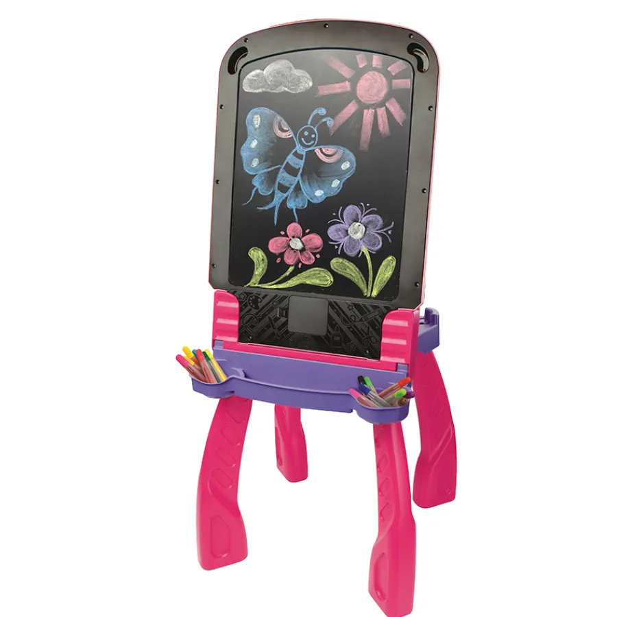 VTech Magi Chevalet Interactif 3 En 1 Rose- Bureaux Et Chevalets Enfant
