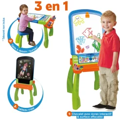 VTech Magi Chevalet Interactif 3 En 1- Bureaux Et Chevalets Enfant