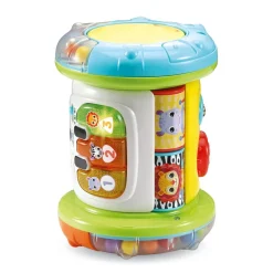 VTech Baby Magi Rouleau Tam-Tam 3 En 1- Balles, Toupies Et Cubes