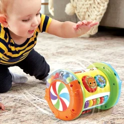 VTech Baby Magi Rouleau Tam-Tam 3 En 1- Balles, Toupies Et Cubes