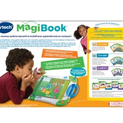 Magibook Starter Pack - Vert- Jeux Pour Apprendre À Lire, Compter, Écrire