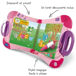 Magibook Starter Pack Rose- Jeux Pour Apprendre À Lire, Compter, Écrire