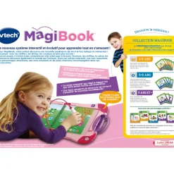 Magibook Starter Pack Rose- Jeux Pour Apprendre À Lire, Compter, Écrire