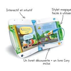 Magibook V2 - Starter Pack Vert + Livre Cory Bolides- Jeux Pour Apprendre À Lire, Compter, Écrire