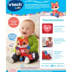 VTech Baby Malo, Mon Renardeau Dodo - Baby Loulous- Peluches Et Doudous