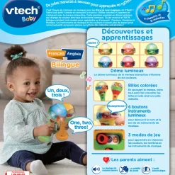 VTech Baby Maracas Lumi Magiques - Jouet Musical- Instruments De Musique