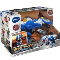 Switch & Go Dinos Mastor, Le Super Velociraptor-- Voitures Dinos