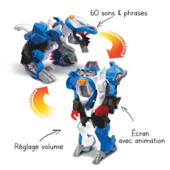 Switch & Go Dinos Mastor, Le Super Velociraptor-- Voitures Dinos