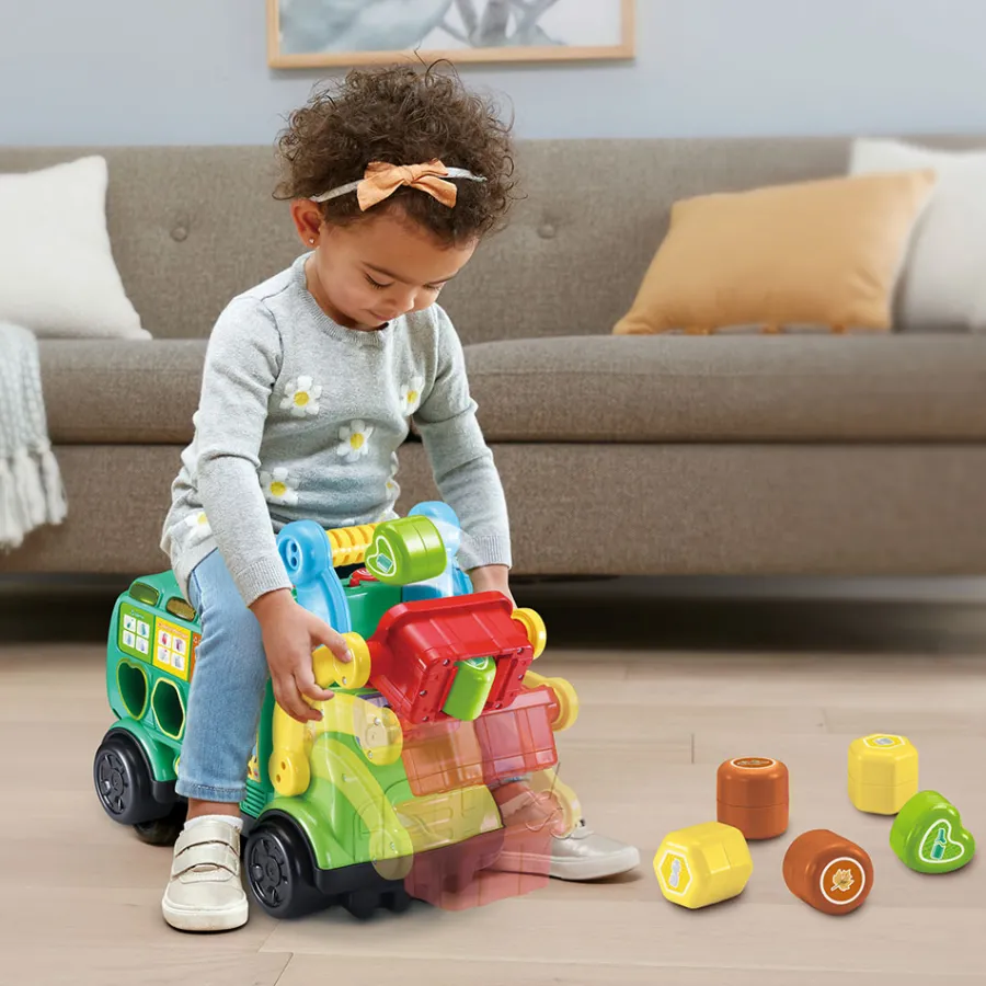 VTech Maxi Camion Poubelle Recyclo'Formes- Porteurs, Trotteurs