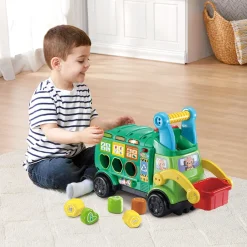 VTech Maxi Camion Poubelle Recyclo'Formes- Porteurs, Trotteurs