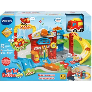 Tut Tut Bolides Maxi Caserne De Pompiers Interactive - - Voitures Jouets Garages Et Circuits