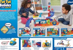 Tut Tut Bolides Maxi Garage Interactif - Serie Pro- Voitures Jouets Garages Et Circuits