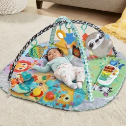 VTech Baby Maxi Tapis D'éveil Sensoriel 7 En 1- Tapis D'éveil Et Arches