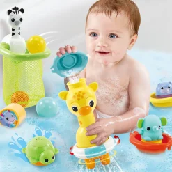 VTech Maxi-Coffret De Bain Multiactivite- Jouet De Bain